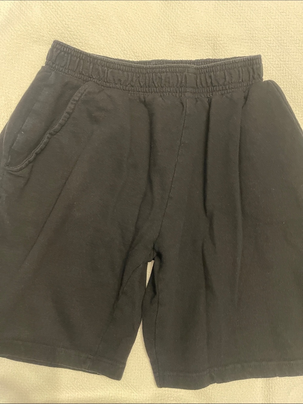 RBX Black Elastic Waist Shorts